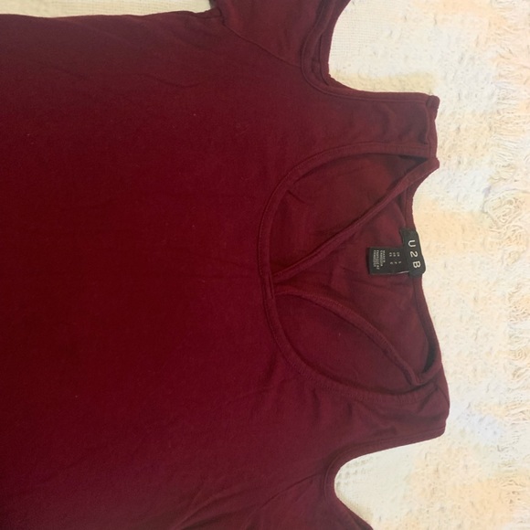 Burgundy Shirt by U2B size small - Picture 3 of 7